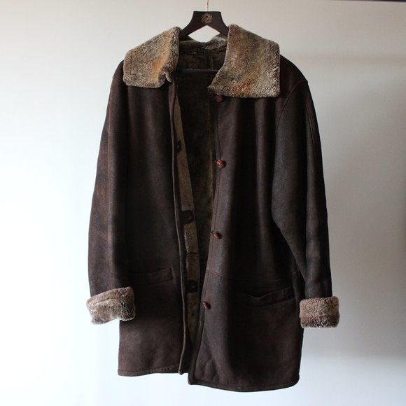 Dominic Bellissimo Suede Brown Coat Size 12 - Picture 4 of 10